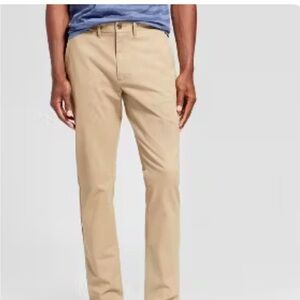Goodfellow bundle of 2 pair Tan Straight-Leg Chino Pants